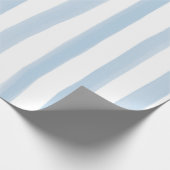 Stripspatroon voor blauwe en witte Waterverf Cadeaupapier (Hoek)
