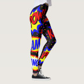 Stripspratbubbles met kleurrijke stippen leggings (Rechts)