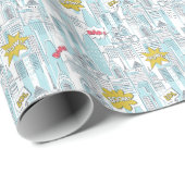 Stripstad:  patroon cadeaupapier (Rol Hoek)