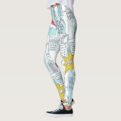 Stripstad:  patroon leggings (Links)