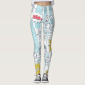 Stripstad:  patroon leggings (Voorkant)