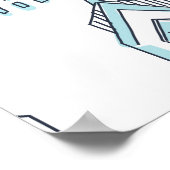 Stripstad:  patroon poster (Hoek)