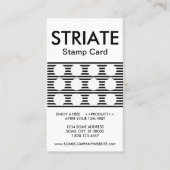 stripstempel visitekaartje (Voorkant)