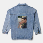 stripstijl denim jacket (Achterkant)