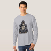 Stripstijl-gorilla T-shirt (Voorkant volledig)