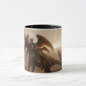 Stripstijl Inanna met dinosaurus Mok (Midden)