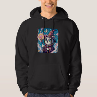 Stripstijl Kitten Lover Grappige Reactie Wizard Ca Hoodie