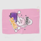 Stripstijl unieke golfhanddoek (Horizontaal)