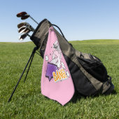 Stripstijl unieke golfhanddoek (Groen)
