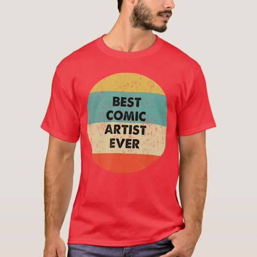 Striptekenaar familie t-shirt (Voorkant)