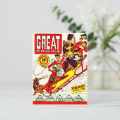 striptekens briefkaart (Staand voorkant)