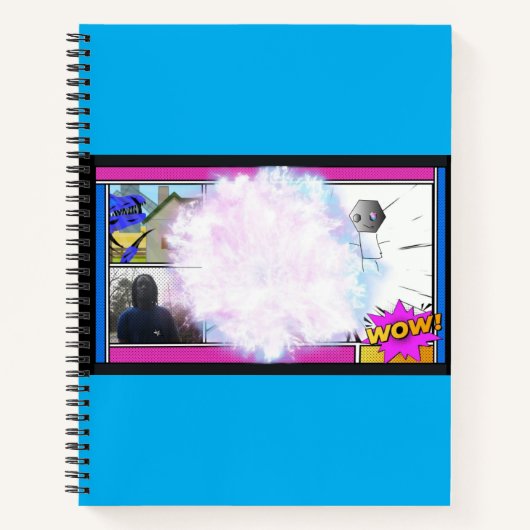 stripverhaal en schoolproject notitieboek (Voorkant)