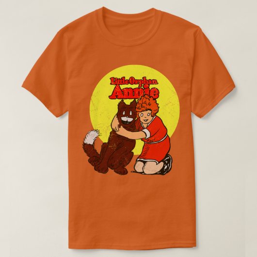 Stripverhaal Little Orphan Annie T-shirt (Design voorkant)