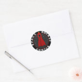 stripverhaal logo ronde sticker (Envelop)