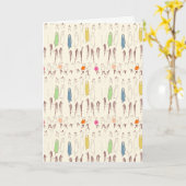 "Stripverhaal" met de Kaart van de Groet van de (Gele Bloem)