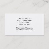 stripverhaal visitekaartje (Achterkant)