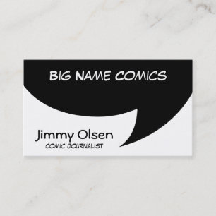 stripverhaal visitekaartje