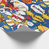 Stripverhaalpatroon Cadeaupapier (Hoek)