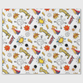 Stripverhaalpatroon Cadeaupapier (Vlak)