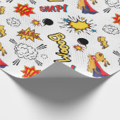 Stripverhaalpatroon Cadeaupapier (Hoek)