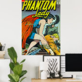 stripverhalen Fantasy Phantom Lady Poster (Thuiskantoor)