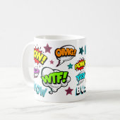 Stripverhalen Spraakbubbels Koffiemok (Voorkant links)