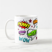 Stripverhalen Spraakbubbels Koffiemok (Links)