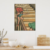  stripverhalen uit de jaren vijftig van de gouden  poster (Keuken)