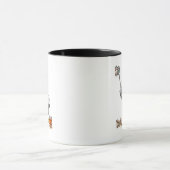 Stripvogel Strand Opruimploeg Mok (Midden)