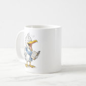 Stripvogel Zeilman Bemanning Koffiemok (Voorkant links)