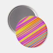 Stripy Abstract Magneet (Voorkant / Achterkant)