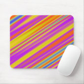 Stripy Abstract Muismat (Met muis)