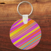 Stripy Abstract Sleutelhanger (Voorkant)