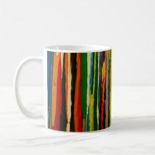 Stripy abstracte kunst mok