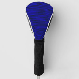 Stripy Blue Golf Head Hoesje Golfheadcover