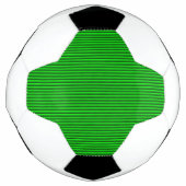 Stripy Limoen Voetbal zonder standaard (Voorkant)