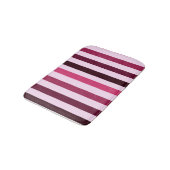 Stripy rood roze badmat (Gekanteld)