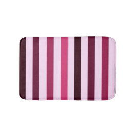Stripy rood roze badmat