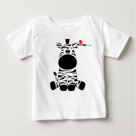 Stripy Zebra Baby T-shirt