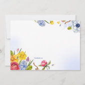 Stro Pet Derby Party Invitations Kaart (Achterkant)