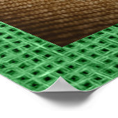 Stro Pet en Daisies Fotografie Poster (Hoek)