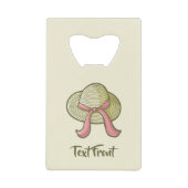 Stro Pet Geel Creditkaart Flessenopener (Voorkant)