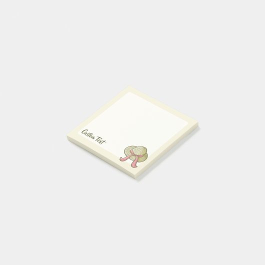 Stro Pet Geel Post-it® Notes (Schuin)