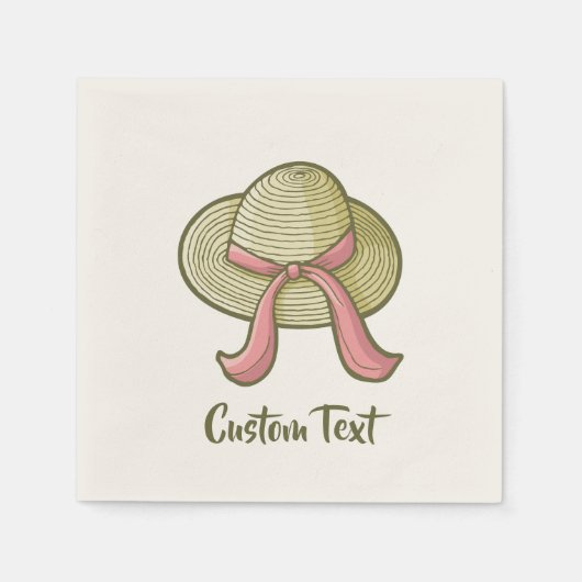 Stro Pet Geel Servet (Voorkant)