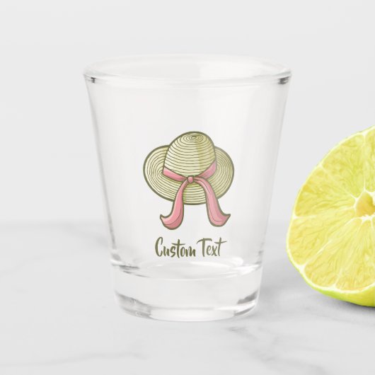 Stro Pet Geel Shot Glas (Voorkant)