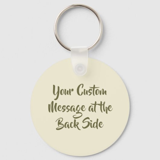 Stro Pet Geel Sleutelhanger (Achterkant)