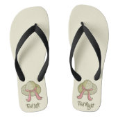 Stro Pet Geel Teenslippers (Voetbed)