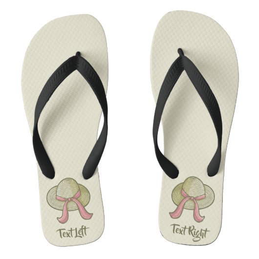 Stro Pet Geel Teenslippers (Voetbed)