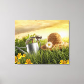 Stro-Pet in Meadow Photo Canvas Art (Voorkant)