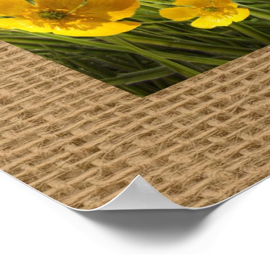 Stro Pet in Poster voor weide fotografie (Hoek)